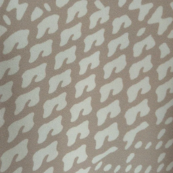 Calvin Klein Elegant Cream Patterned Dress S Small - Picture 5 of 5